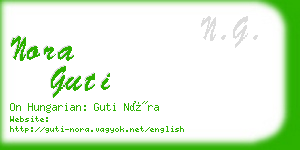 nora guti business card